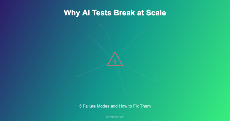 Why AI-Generated Tests Break at Scale: 5 Failure Modes and How to Fix Them