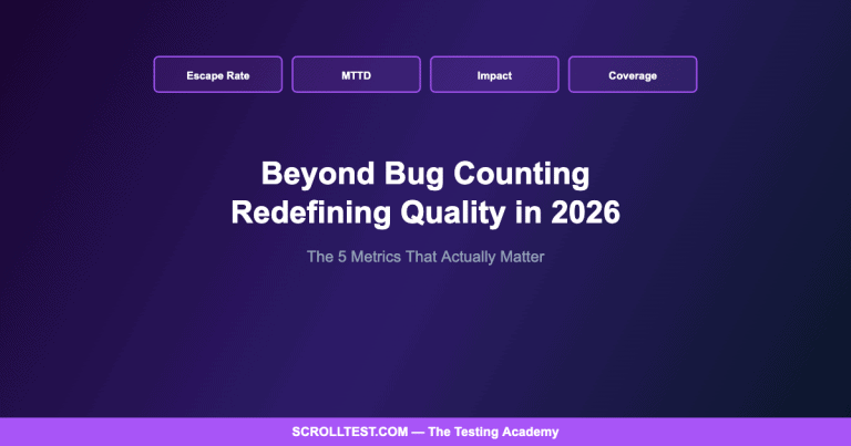 Beyond Bug Counting: Redefining What Quality Means in the Age of AI and Modern Engineering