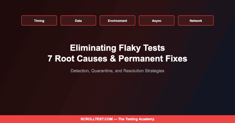 The Complete Guide to Eliminating Flaky Tests: Root Causes, Detection, and Permanent Fixes