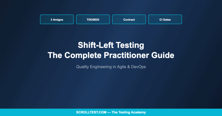 Shift-Left Testing in Practice: The Complete Guide to Quality Engineering in Agile and DevOps Teams