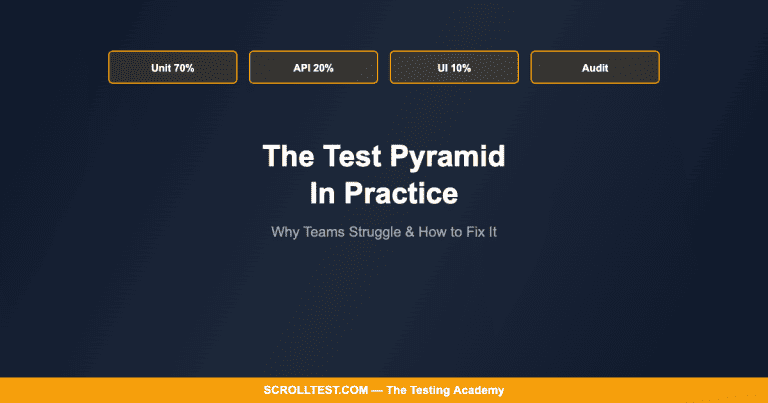 The Test Pyramid in Practice: Why Teams Struggle and a Realistic Guide to Getting It Right