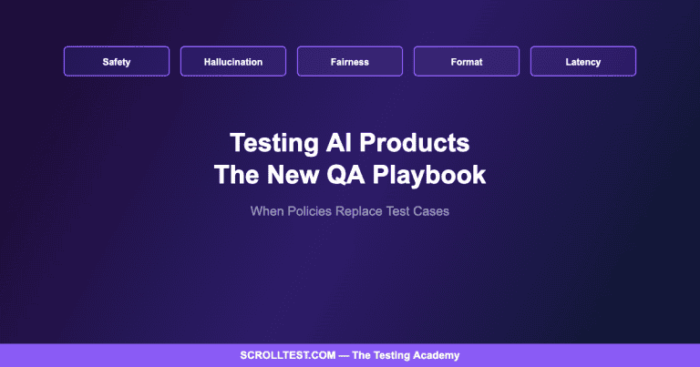 Testing AI Products: The New QA Playbook When AI Policies Replace Traditional Test Cases