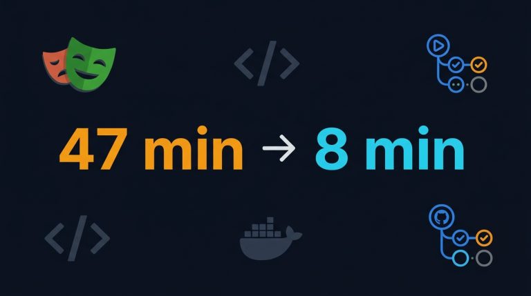 Playwright Sharding and Docker: How I Cut My Test Suite from 47 Minutes to 8 Minutes