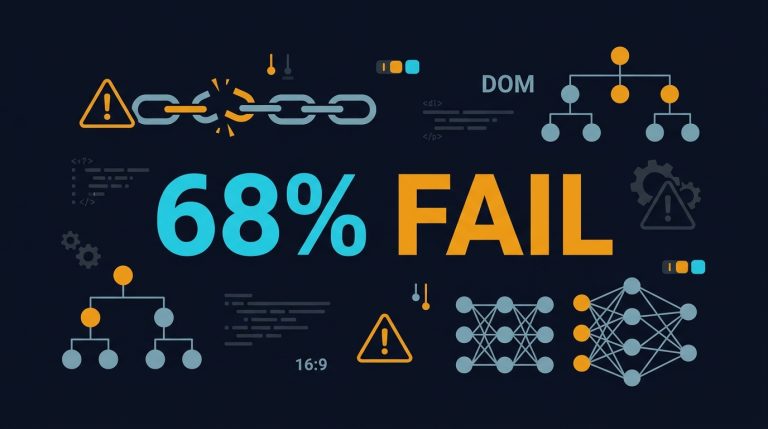 Self-Healing Test Selectors: Why 68% of Production Implementations Fail (And How to Fix Yours)
