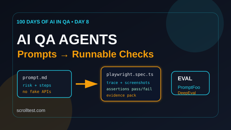 AI QA agents from prompts to runnable checks featured image