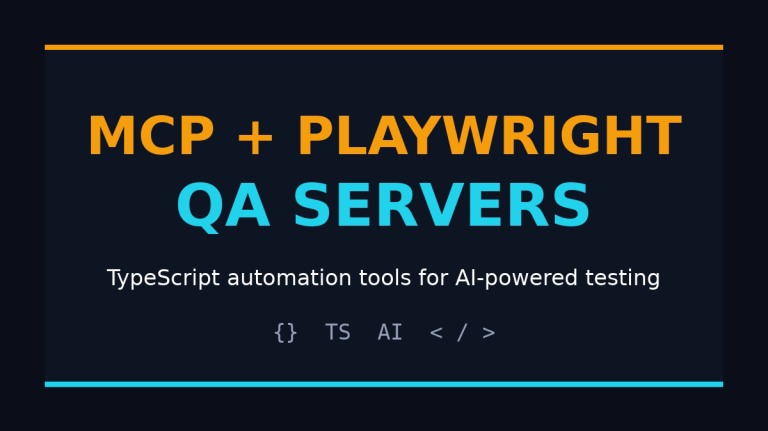 MCP servers for testers Playwright TypeScript QA featured image