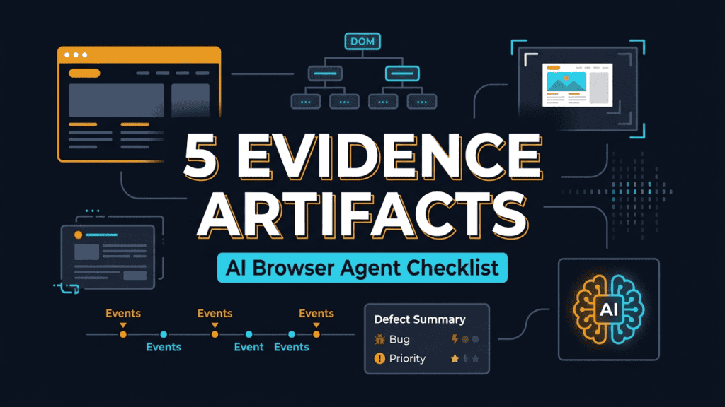 AI Browser Agent Evidence Checklist | ScrollTest