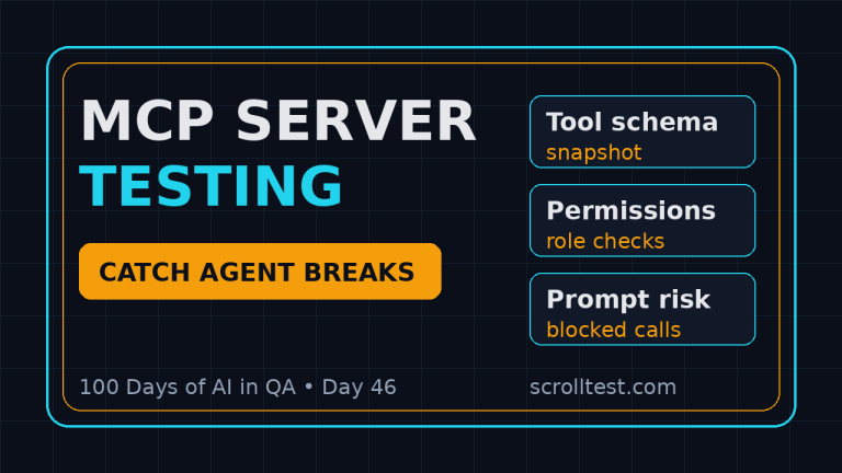 MCP server testing featured image for AI agent breakage release gates