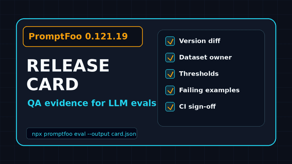 PromptFoo Release Card for QA Evals | ScrollTest