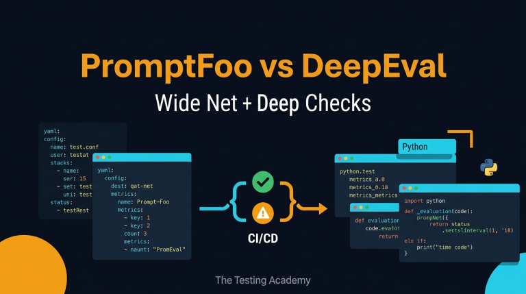 PromptFoo vs DeepEval QA guide for LLM evals